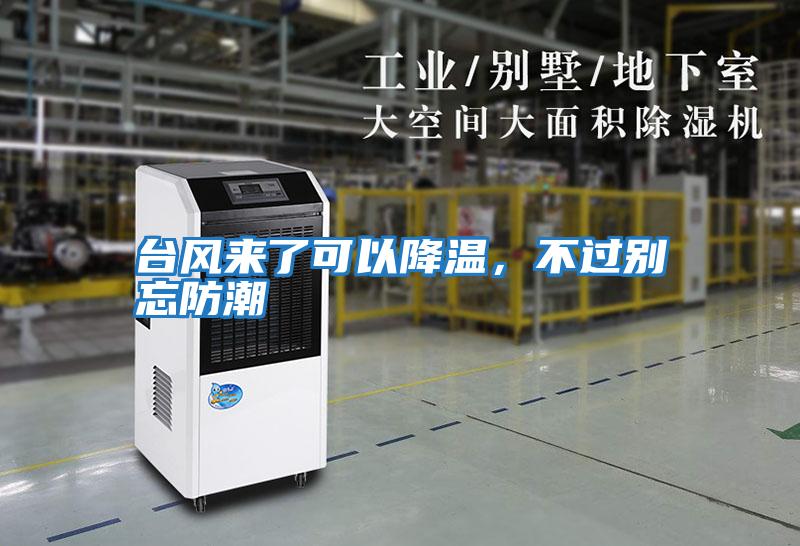 臺風來了可以降溫，不過別忘防潮