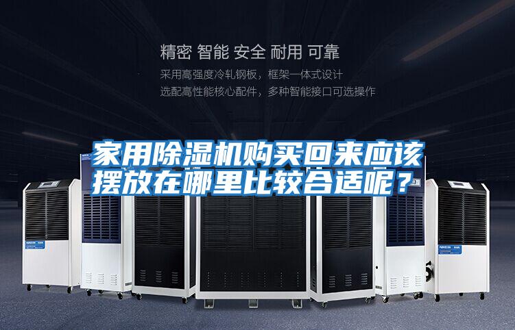 家用除濕機購買回來應該擺放在哪里比較合適呢？