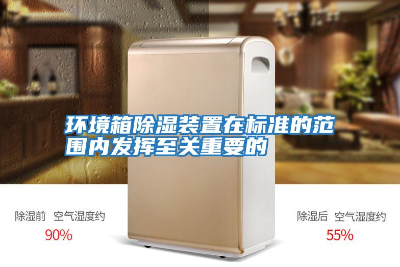 環(huán)境箱除濕裝置在標(biāo)準(zhǔn)的范圍內(nèi)發(fā)揮至關(guān)重要的