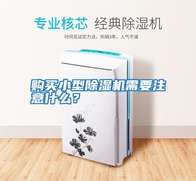 購買小型除濕機需要注意什么？