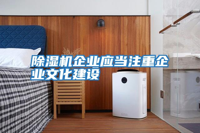 除濕機企業(yè)應(yīng)當(dāng)注重企業(yè)文化建設(shè)