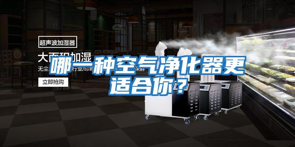 哪一種空氣凈化器更適合你？