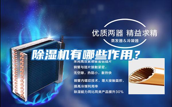 除濕機有哪些作用？
