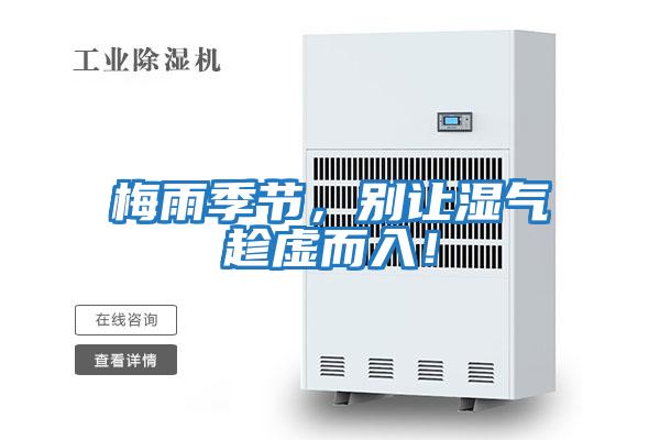 梅雨季節，別讓濕氣趁虛而入！