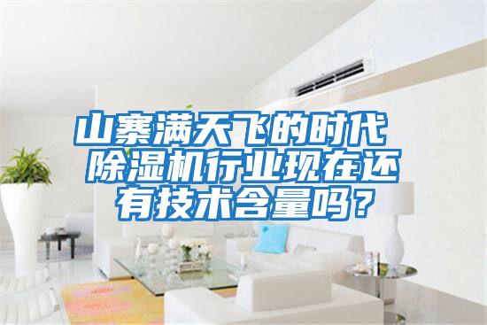 山寨滿天飛的時代 除濕機行業現在還有技術含量嗎？