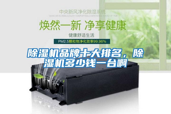 除濕機品牌十大排名，除濕機多少錢一臺啊