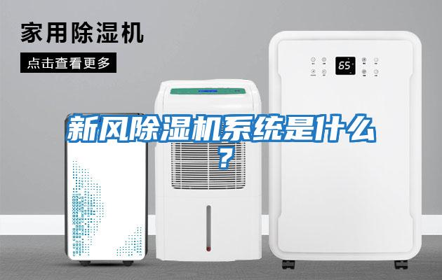 新風除濕機系統(tǒng)是什么？