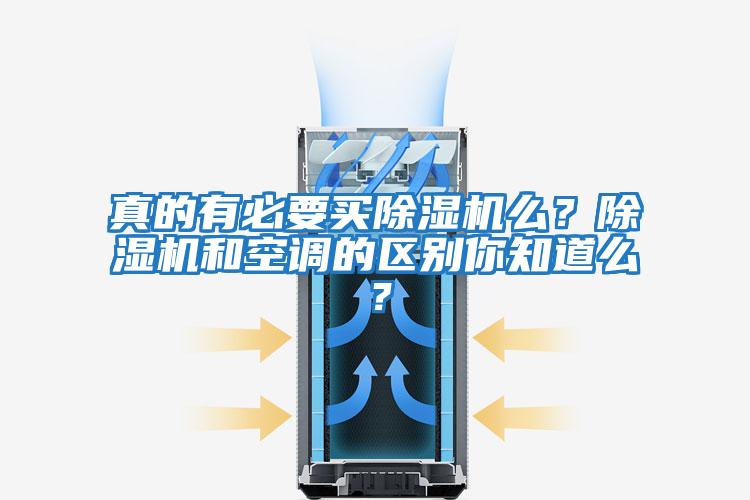 真的有必要買除濕機么？除濕機和空調的區別你知道么？