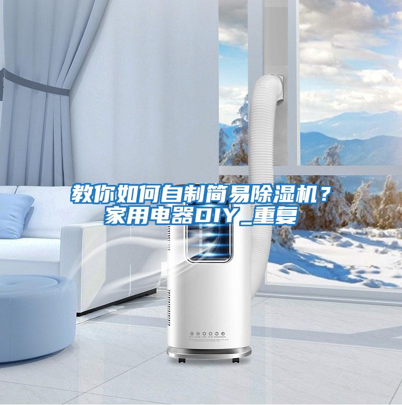 教你如何自制簡易除濕機？家用電器DIY_重復