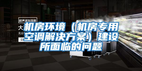 機房環(huán)境（機房專用空調解決方案）建設所面臨的問題