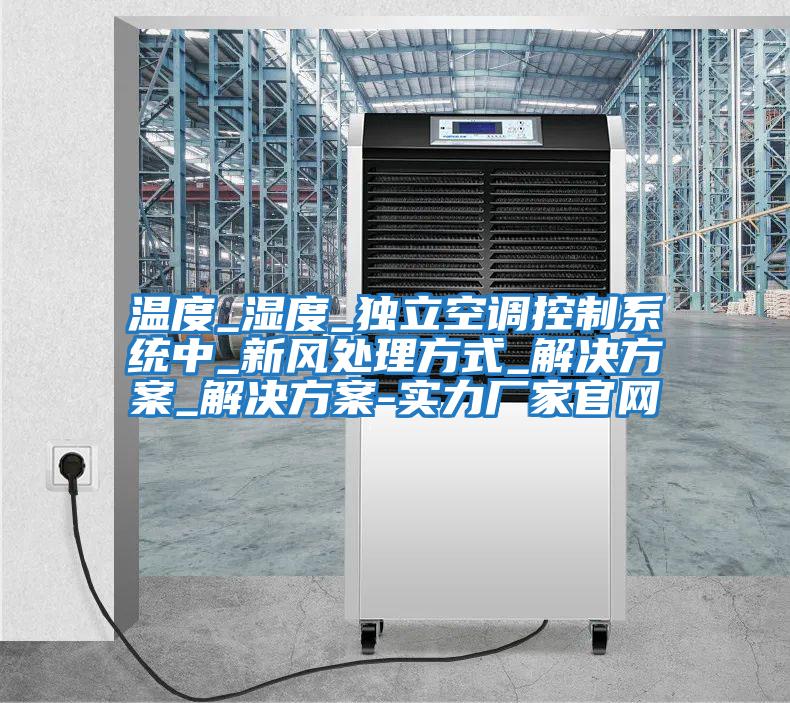 溫度_濕度_獨立空調(diào)控制系統(tǒng)中_新風處理方式_解決方案_解決方案-實力廠家官網(wǎng)