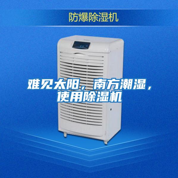 難見(jiàn)太陽(yáng)，南方潮濕，使用除濕機(jī)
