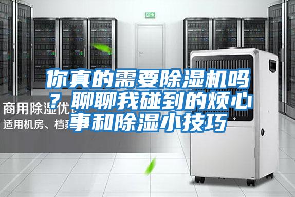 你真的需要除濕機嗎？聊聊我碰到的煩心事和除濕小技巧