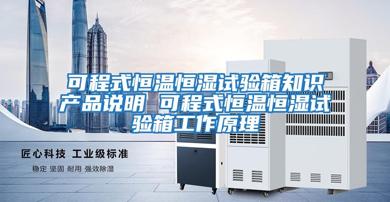 可程式恒溫恒濕試驗箱知識產品說明 可程式恒溫恒濕試驗箱工作原理