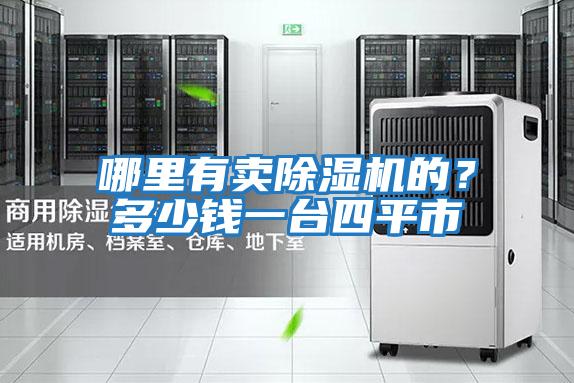 哪里有賣除濕機的？多少錢一臺四平市