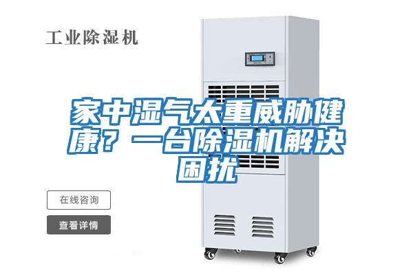 家中濕氣太重威脅健康？一臺除濕機解決困擾