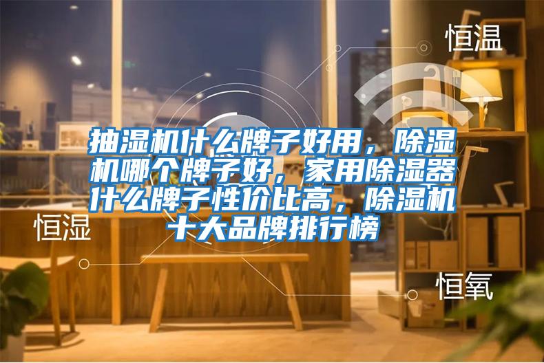 抽濕機什么牌子好用，除濕機哪個牌子好，家用除濕器什么牌子性價比高，除濕機十大品牌排行榜