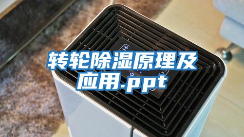 轉(zhuǎn)輪除濕原理及應用.ppt