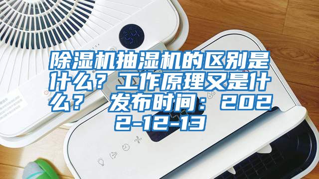 除濕機抽濕機的區(qū)別是什么？工作原理又是什么？ 發(fā)布時間：2022-12-13
