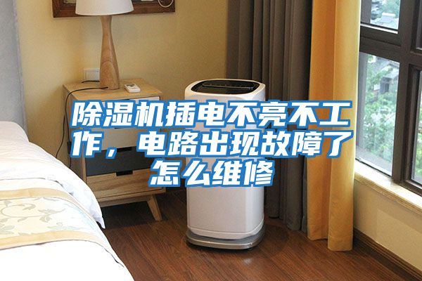 除濕機插電不亮不工作，電路出現故障了怎么維修